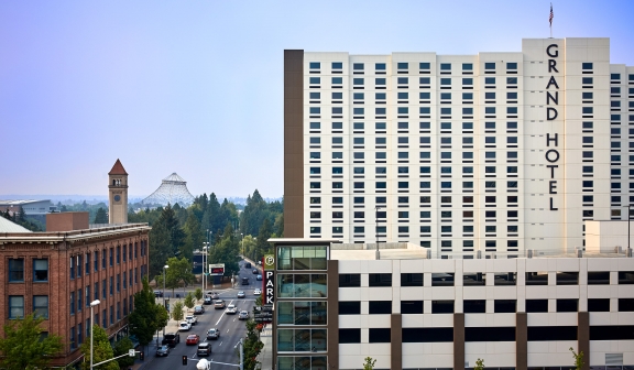 Grand Hotel exterior signage